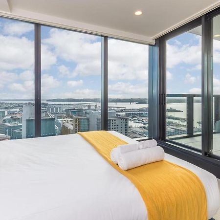 Апартаменты Magnificent Skytower, Sea, Habour View In Cbd Окленд Экстерьер фото