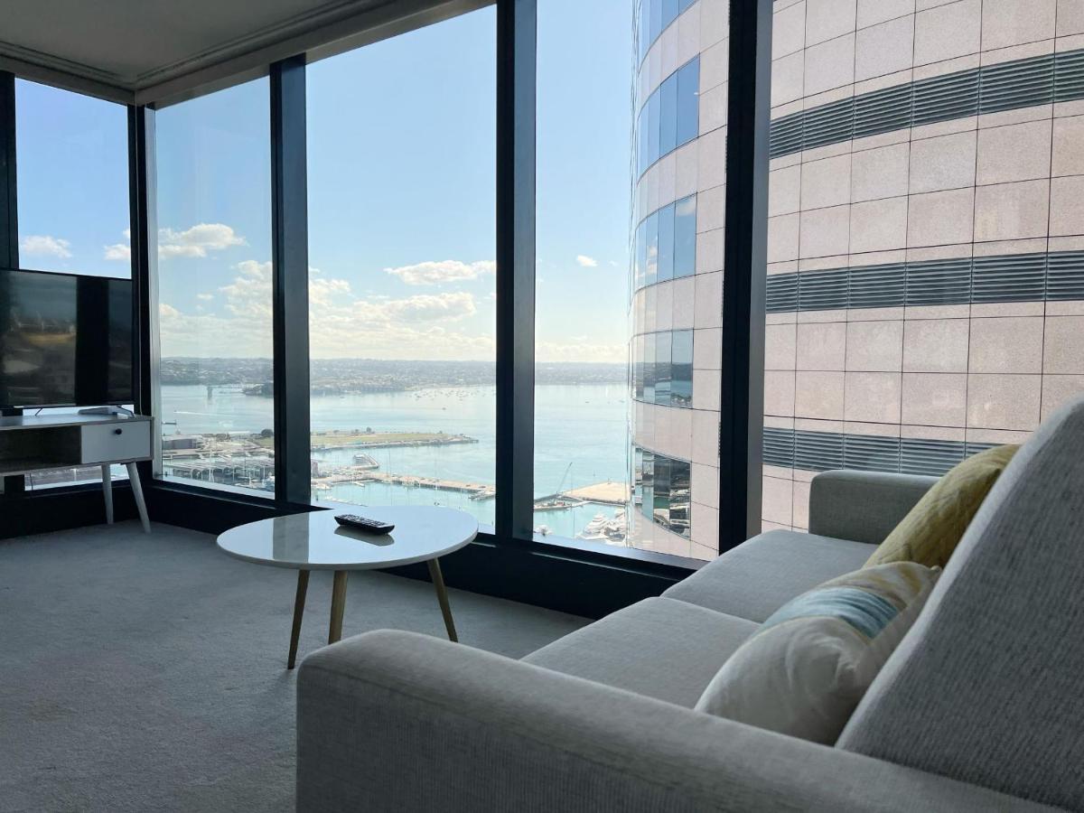 Апартаменты Magnificent Skytower, Sea, Habour View In Cbd Окленд Экстерьер фото