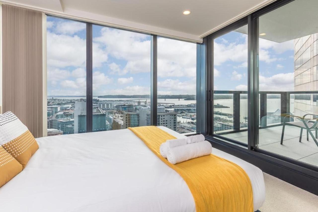 Апартаменты Magnificent Skytower, Sea, Habour View In Cbd Окленд Экстерьер фото